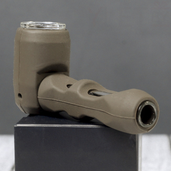 Девайс курительный трубка в силиконе Коричневый