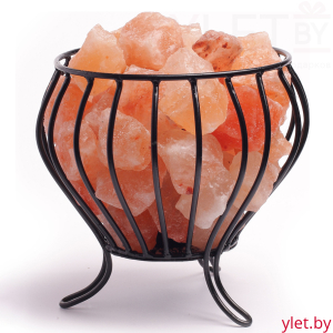 Солевая лампа "Домашний очаг" металл (4-5 кг)