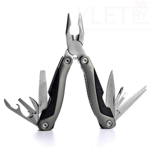 Мультитул многофункциональный инструмент цветная ручка Серый