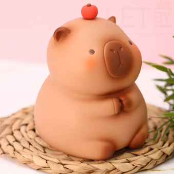 Копилка капибара "Capybara with apple"