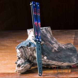 Тренировочный нож бабочка Фиолетовый