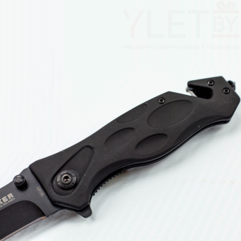 Нож складной Boker черный с открывашкой