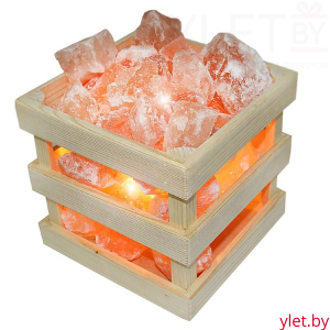 Солевая лампа "Куб абажур" (4 кг)