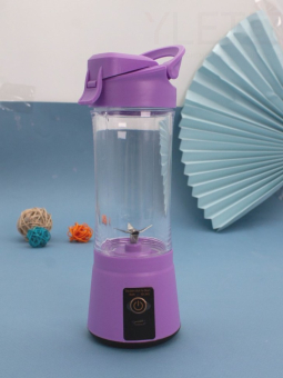 Блендер портативный "Juicy", purple, USB, (24*8 см)