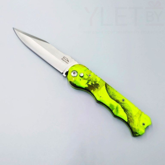 Нож складной 20.5 см Салатовый