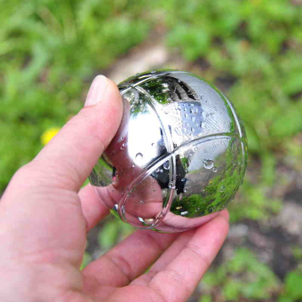 Боча Петанк 6 шаров Сталь с черным