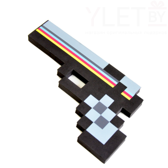 Пистолет Minecraft майнкраф (синий)