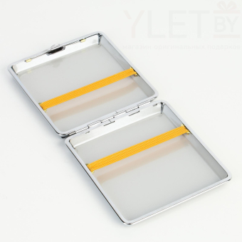 Портсигар на 20 сигарет "Змея", 10 х 9 х 2 см