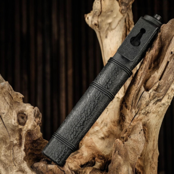 Нож тактический "Альфа", клинок 11 см, со стеклобоем, черный