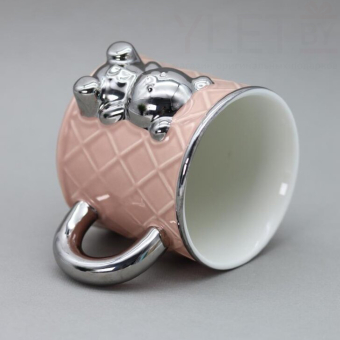 Кружка «Silver bear», peach (400 ml)