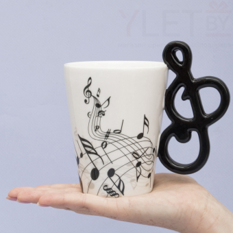 Кружка Музыкальные инструменты Скрипичный Ключ