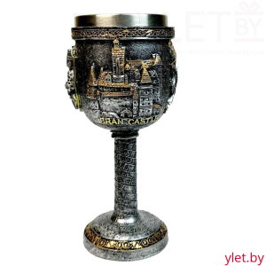 Бокал на ножке металлический Крепость