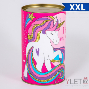 Копилка XXL На приключения, развлечения и вкусняшки, Единорог. Минни Маус