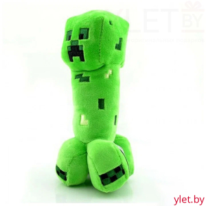 Майнкрафт (Minecraft) Мягкая игрушка "Крипер" (Creeper), 17 см