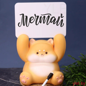 Копилка "Dog paws up" (в комплекте с табличкой и маркером), 21 см