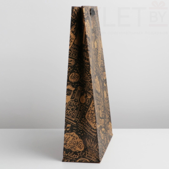 Пакет крафтовый вертикальный Present, 31 × 40 × 11,5 см